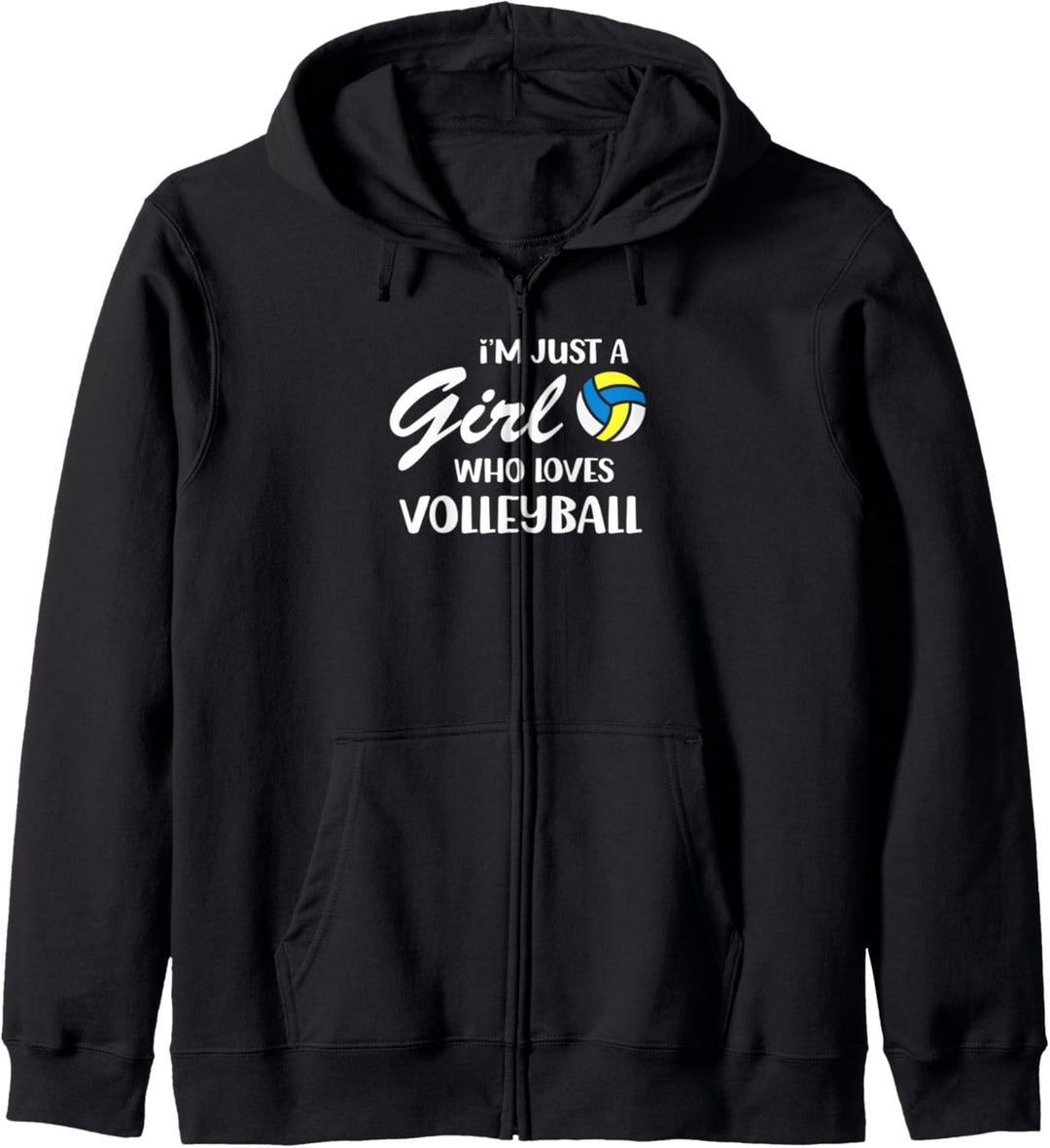 Die Mädchen, die Volleyball S für Teenager Mädchen, Frauen, Kapuzenjacke
