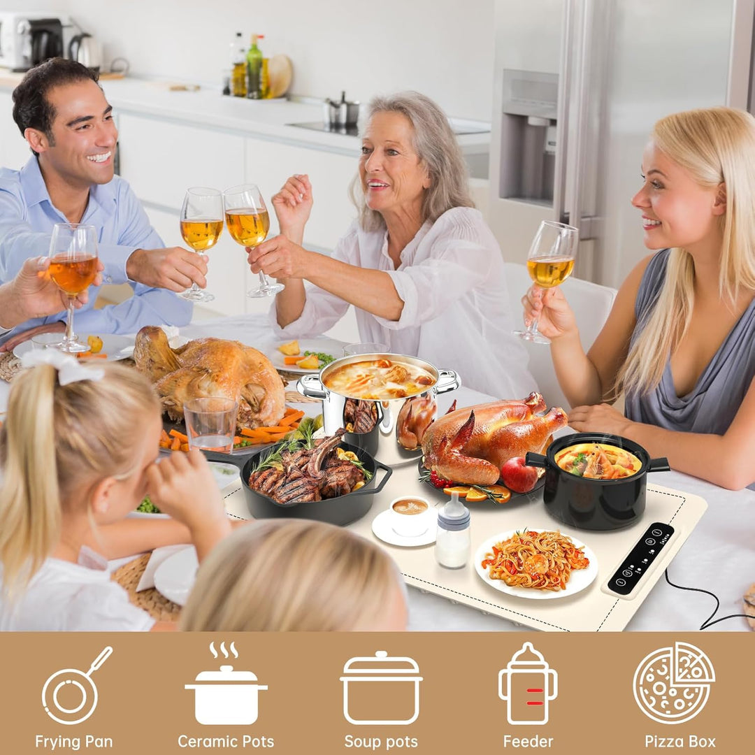 Warmhalteplatte Silikon Sicherung, Warming Plate, Elektrische Warmhalteplatte Für Speisen, DREI Temp