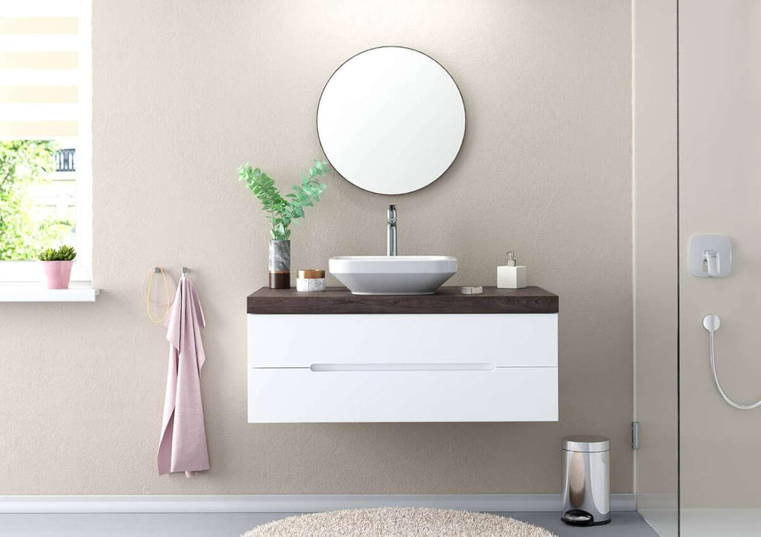 hansgrohe Waschtischarmatur Logis, Wasserhahn Bad mit Auslauf Höhe 240 mm, mit Zugstange, Badarmatur