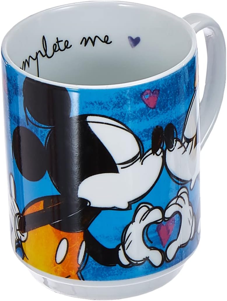 Egan Set 2 Mug Stapelbar Mickey mit 2 Tischset WMSET/21 blau