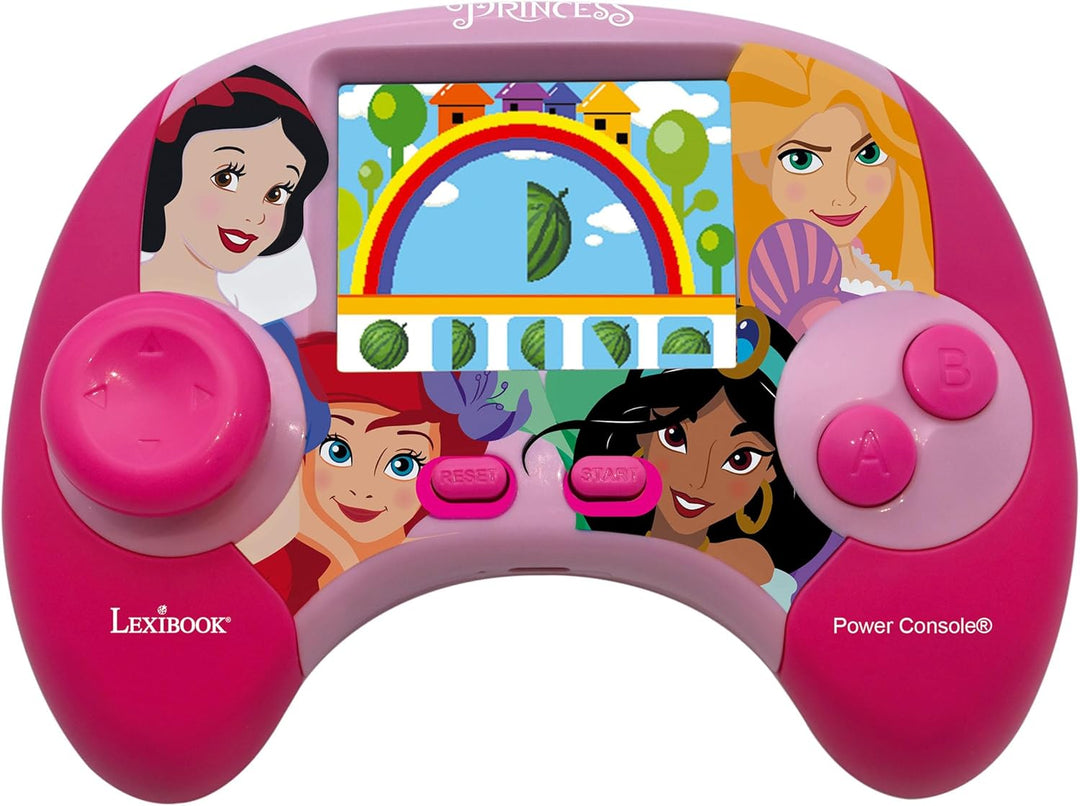 LEXIBOOK - Console éducative bilingue Français/anglais - Princesses Disney avec écran LCD 2,8 pouces