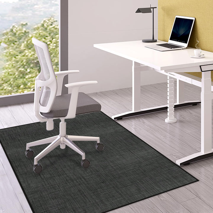Bodenschutzmatte Bürostuhl 90X120 cm - Luxuriöse Bedruckter Stoff Bürostuhl Unterlage für Parkett un