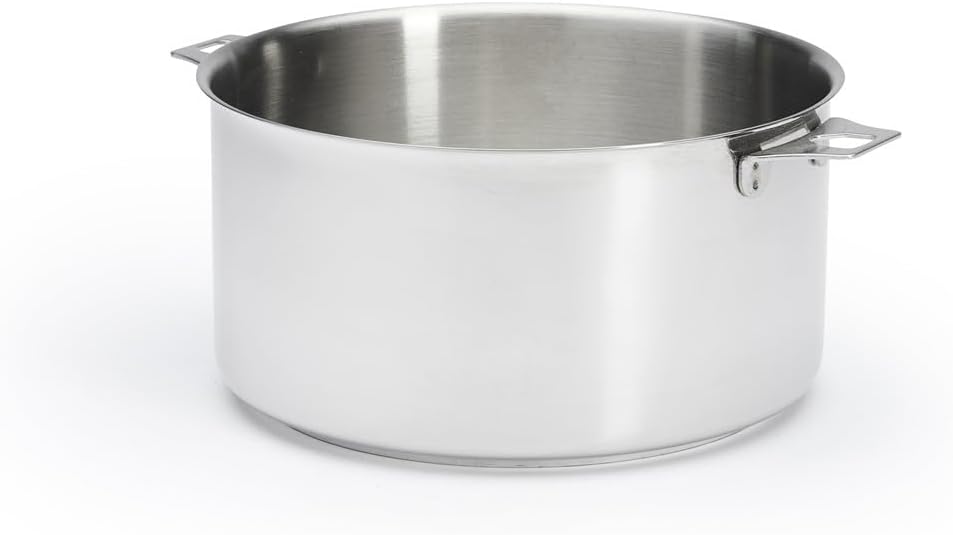 DeBuyer Kasserolle-Bratentopf, Edelstahl, Silber, 28 cm 27.9 x 20.1 x 10.9 cm, 27.9 x 20.1 x 10.9 cm