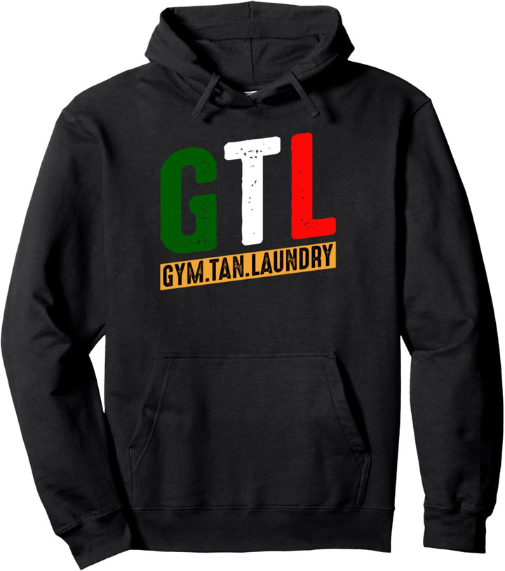 Gym Tan Laundry GTL lustige italienische Flagge NJ Shore Matching Pullover Hoodie
