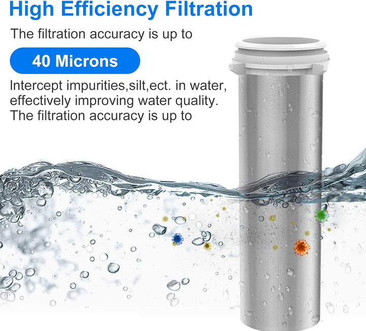 Wiederverwendbare Ausspülbarer Feinfilter, Wasserhahn Wasserfilter Wasser, Water Filter, Vorfilter-S