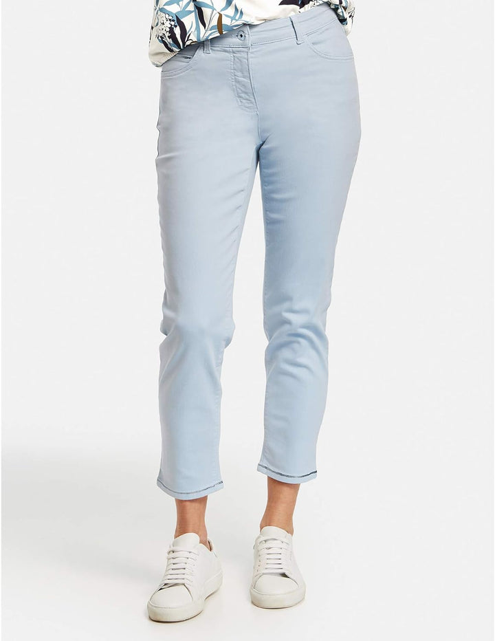 GERRY WEBER Womens 320034 Jeans, Aqua, 38