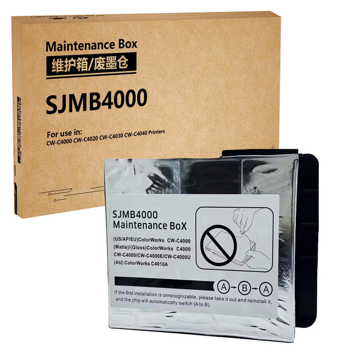 SJMB4000 Wartungskartusche Ersatz für EPN SJMB4000 Wartungsbox, kompatibel mit ColorWorks CW-C4000 C