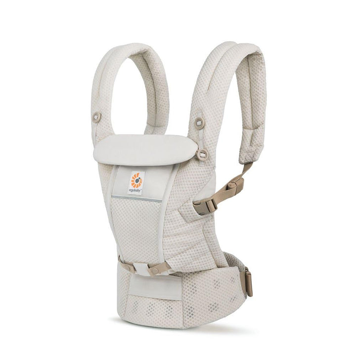 Ergobaby Adapt Babytrage für Neugeborene ab Geburt, 3-Positionen SoftFlex Mesh Ergonomische Babybauc