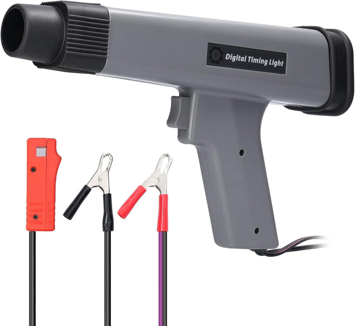 KKnoon 12 V Professionelle Digitalanzeige Induktives Timing-Licht Auto Motorrad Benzinmotor Zündzeit