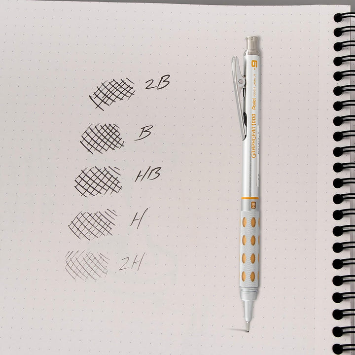 Pentel 50/HB9 Hochpolymer-Ersatzmine extra stark in 15er Röhre HB 0,9 mm 12 Röhren 1 stück (12er Pac