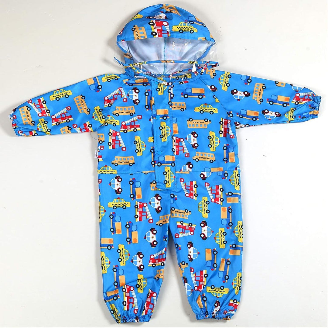 JinBei Kinder Regenmantel Mädchen Jungen Regenjacken Atmungsaktiv Wasserdicht Kapuze Leicht Regenanz