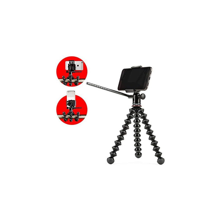 Joby JB01501-BWW GripTight PRO + GP Videostativ Videokopf (mit Schwenk-/Neigefunktion + GorillaPod F