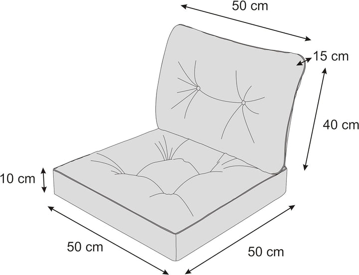 Gartenkissen Sitzauflage auf Gartenmöbel, Rattan, Gartenpolster Polsterauflagen auf Rataanmöbel,Kiss