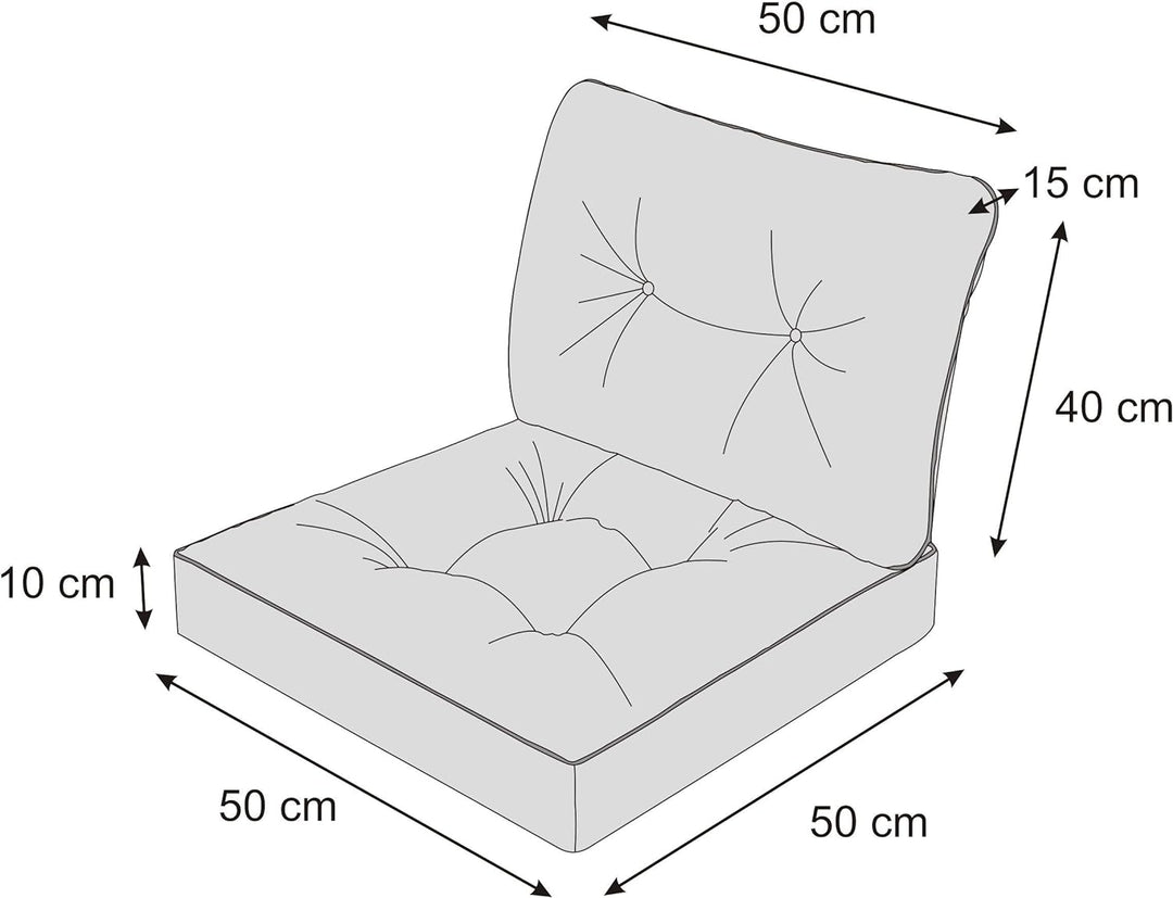 Gartenkissen Sitzauflage auf Gartenmöbel, Rattan, Gartenpolster Polsterauflagen auf Rataanmöbel,Kiss