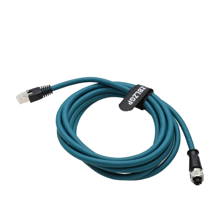 Wasserdichtes IP67 M12 8 Pin Buchse X-Code RJ45 Kabel für Aussenüberwachung 3M 3M US, 3M US