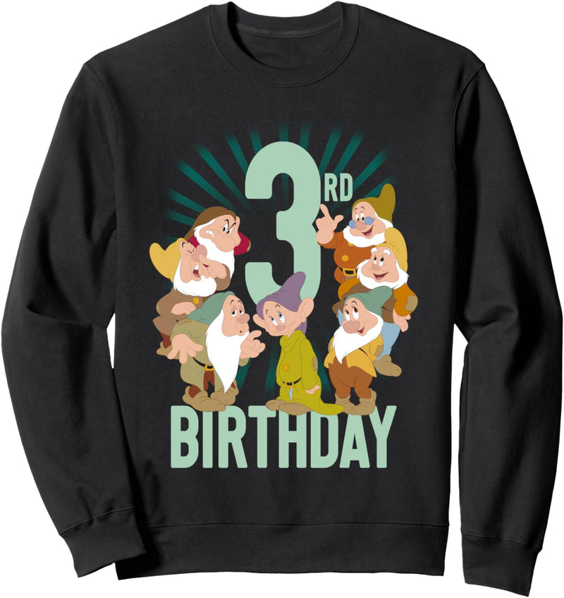 Disney Snow White Seven Dwarfs 3rd Birthday Portrait Sweatshirt