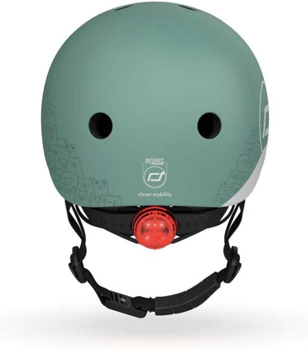 Scoot&Ride Unisex Jugend Helme XXS, Reflective Forest, S