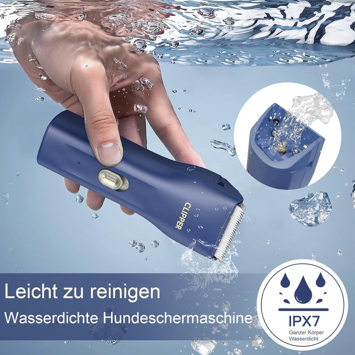 Professionelle Hundeschermaschine für dickes Fell, Schnurlos Katzen-Hund-Pflegeset, Wiederaufladbare