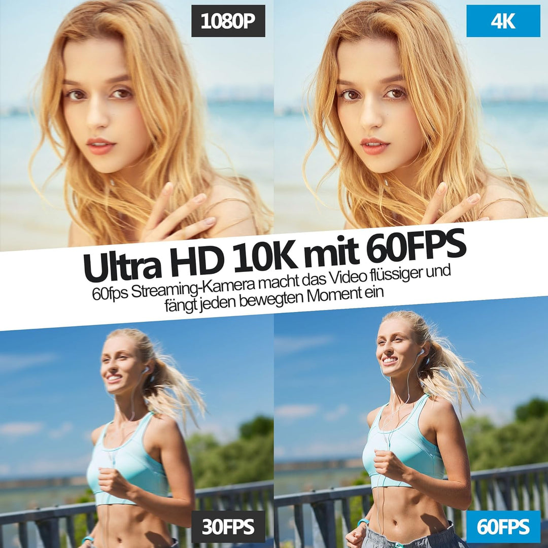 ELP USB-Kamera 4K 60fps HDMI Zoom Manuell 5-50mm 10X Webcam PC Computer H.264 Industrie Sicherheit 5