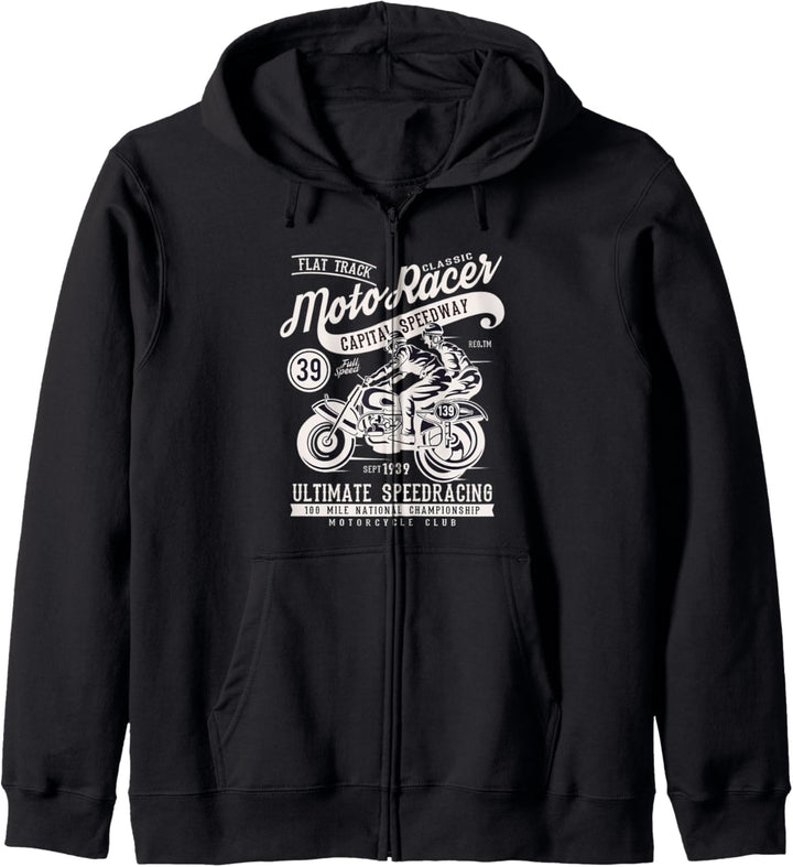 Motoracer Capital Speedway - Ultimatives Speedracing Kapuzenjacke