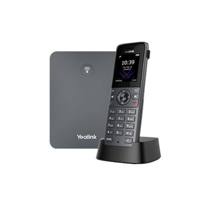 Yealink W73P DECT IP Telefon System (W70B Basis + W73H Handset) Schwarz W73P (Basis W70B und W73H Mo