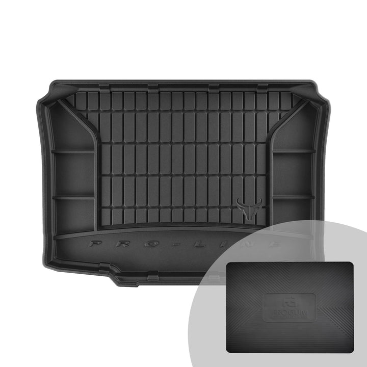 FROGUM ProLine 3D Gummimatte Exklusive Auto Kofferraummatte Kofferraumwanne für SEAT Ibiza III 2002-