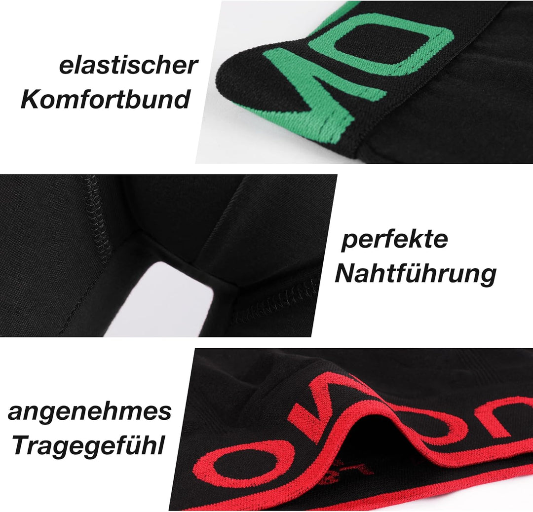 L&K 10er Pack Herren Retroshorts Boxershorts Men Mikrofaser in 10 verschiedenen Modelle 1209 S-M 120