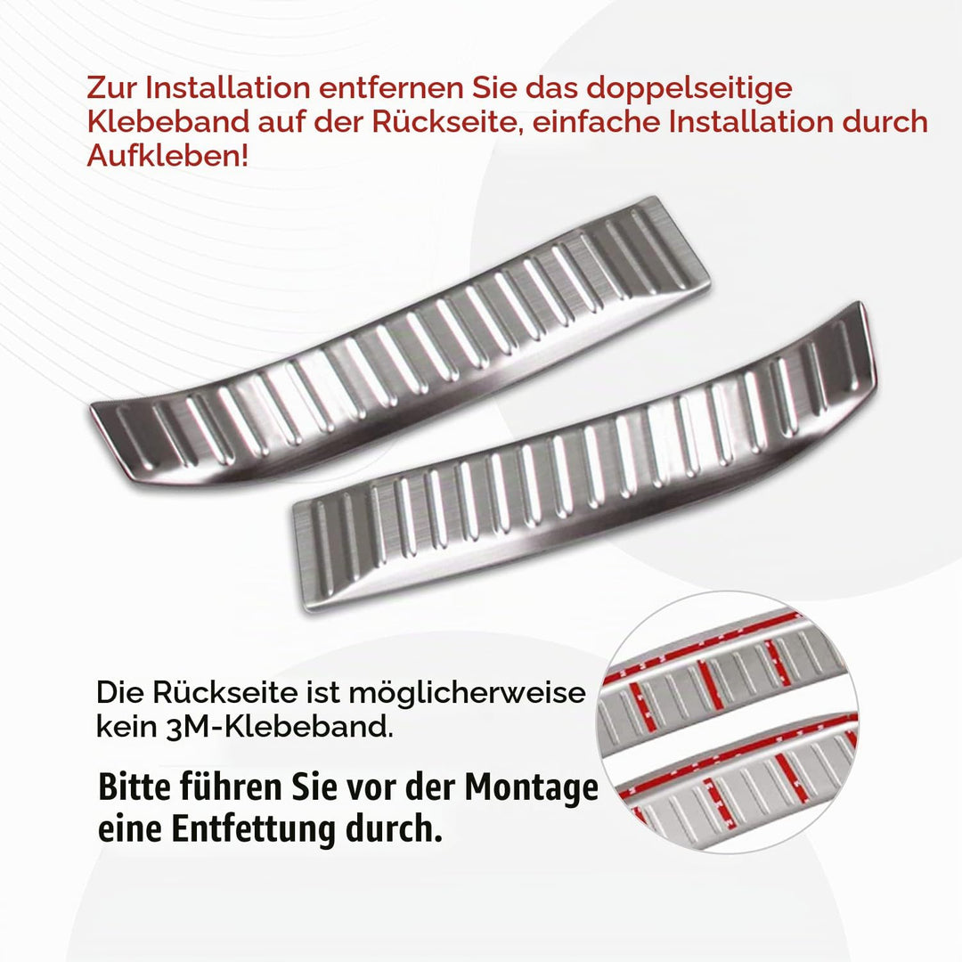 CDEFG Kompatibel mit Toyota Yaris Cross 2021-2024 2025 Ladekantenschutz Abdeckung Auto Stossstangens