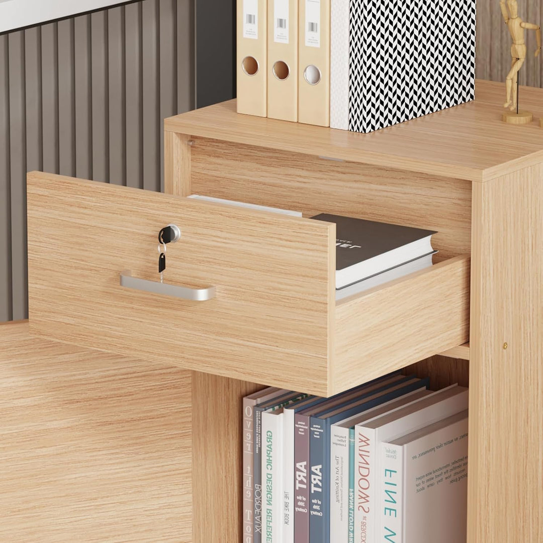 Kleiner mobiler Aktenschrank, Heimbüro, unter Schreibtischschubladen, Aktenaufbewahrung, Bürosockel,