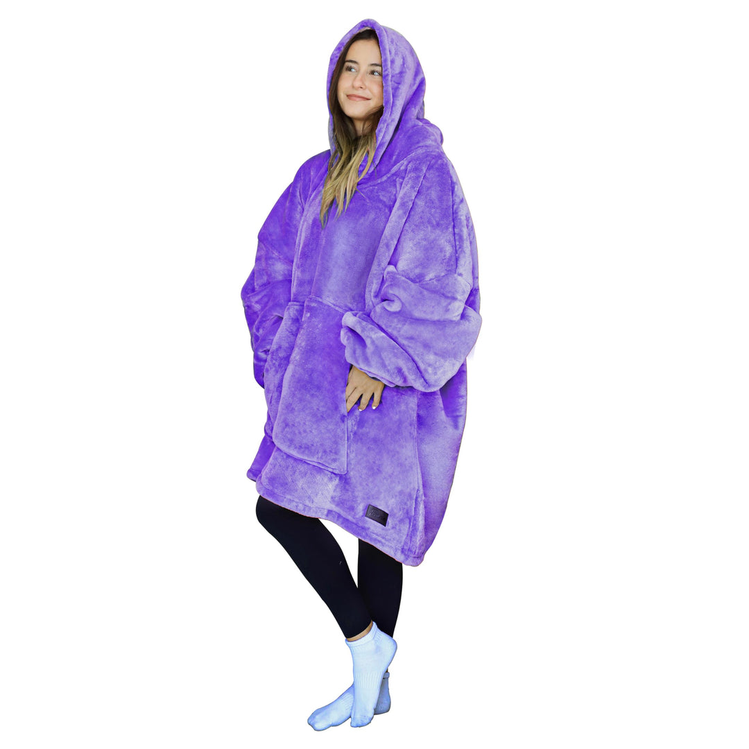 Catalonia Classy Oversized Sherpa Hoodie Decke, grosses Kapuzen-Sweatshirt für Frauen, weiche gemütl