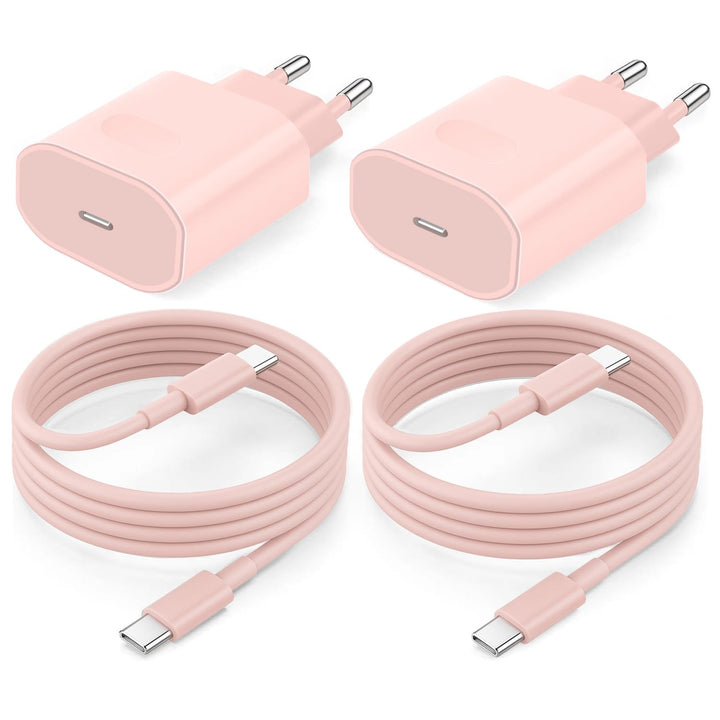 USB C Ladegerät Ladekabel für iPhone 17 16 16e 15/17 16 15 Pro/17 16 15 Pro Max/Plus,2Pack 25W USB C