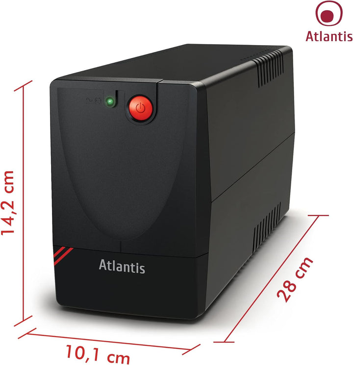 Atlantis UPS X1500, Leistung 1000VA, 500W, Line Interactive