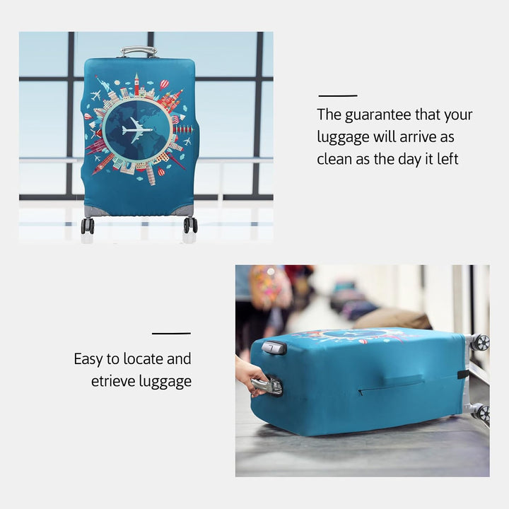 OrgaWise Kofferhülle Luggage Cover Gepäck Cover Gepäckabdeckung for Travel Luggage Schutzhülle Koffe