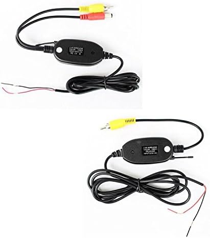 NEU 2.4GHz Wireless Video Rückfahrkamera RCA Video Sender Empfänger Kit für Auto Rückfahrkamera Moni