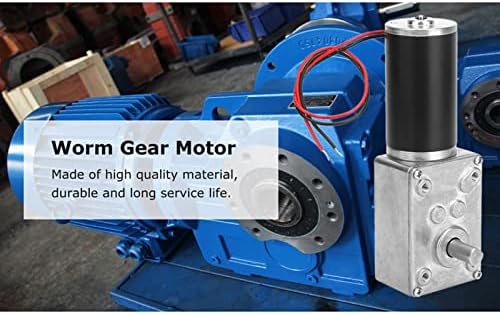 Fafeicy 12V 12RPM Schneckengetriebemotor, hohe Torsionsgeschwindigkeit - Reduzieren Sie die umschalt