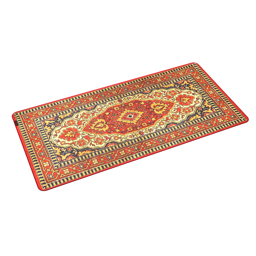 KRUX Space Carpet MAX, Mauspad, Teppichmuster, 600 x 1200 mm, leichtgängige Mausführung, Kantenbesat