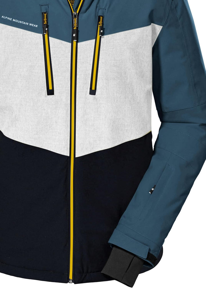Killtec Herren Ksw 45 Mn Ski Jckt Skijacke/Funktionsjacke mit abzippbarer Kapuze und Schneefang S st
