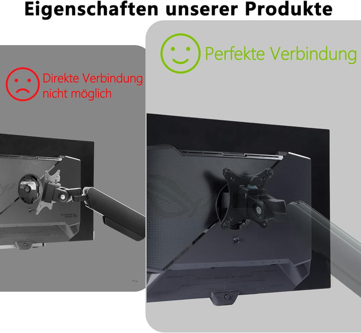 VESA-Adapter XG27AQDMG kompatibel mit ASUS ROG 27", 32" und 34" Monitoren (geeignet für XG27AQDMG, P