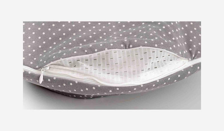 Träumeland S0100157 Babyschlafsack LIEBMICH 3 teilig Set Pünktchen grau, Grösse 80/86, mehrfarbig