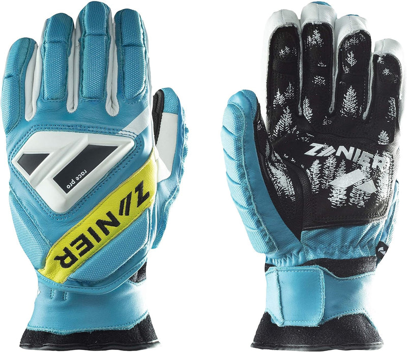 Zanier-Unisex-Handschuhe-GATE KILLER 7.5 Türkis, Gelb, 7.5 Türkis, Gelb