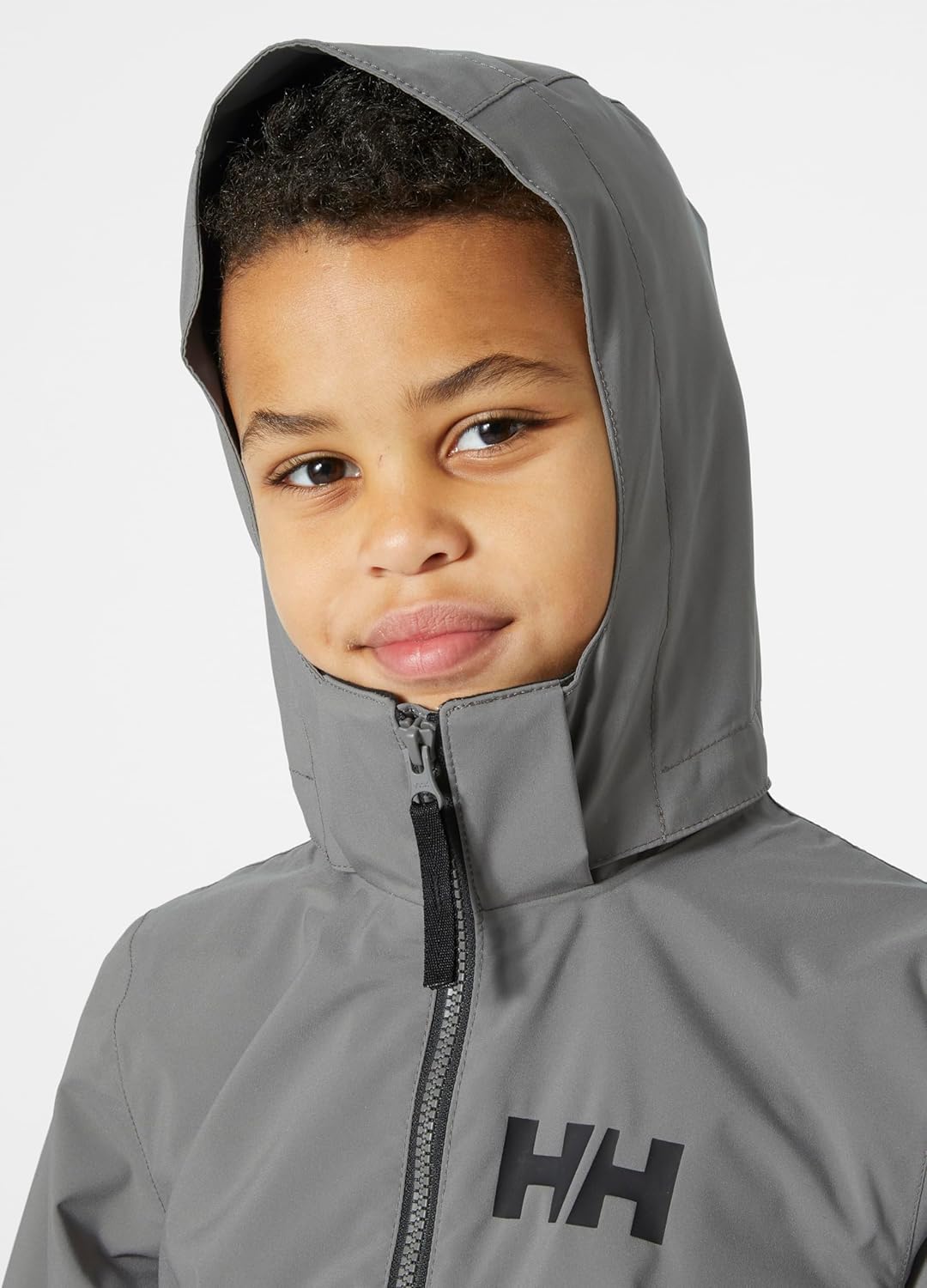 Helly Hansen Unisex Kinder Jr Rigging Rain Jacket Jacket 10 Jahre CONCRETE, 10 Jahre CONCRETE