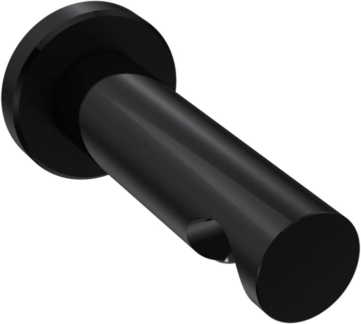 INTERDECO Träger/Wandhalter Schwarz, offen 7,5 cm Abstand, 1-läufig 20 mm Ø, Platon (4 Stück)