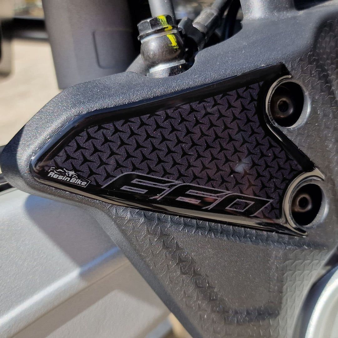 Resin Bike Aufkleber für Motorrad Kompatibel mit Aprilia Tuareg 660 2022. Einstiegsleistenschutz vor