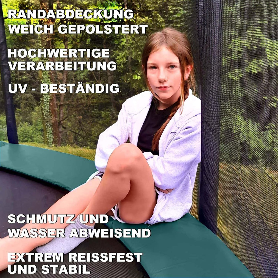 Baunsal® Trampolin Randabdeckung Ø 183 244 250 275 300 305 335 366 370 396 400 427 430 457 460 487 4
