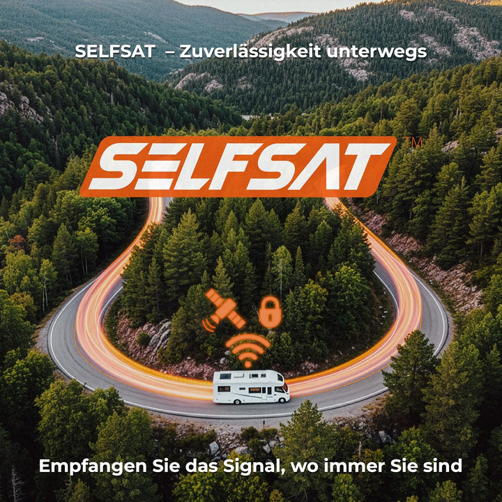 Selfsat H30D4 Flachantenne Quad LNB-Version Quad Single, Quad Single