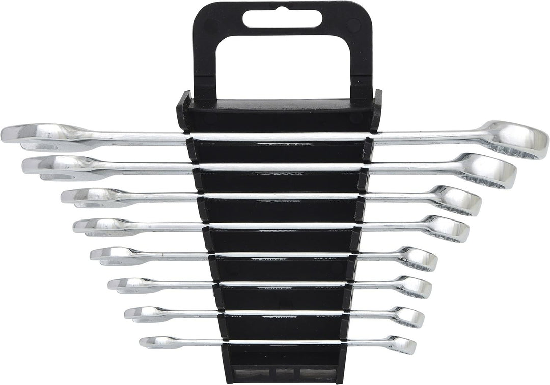 KS Tools 517.0048 CLASSIC Ringmaulschlüssel-Satz, abgewinkelt, 8-tlg. 8-19mm