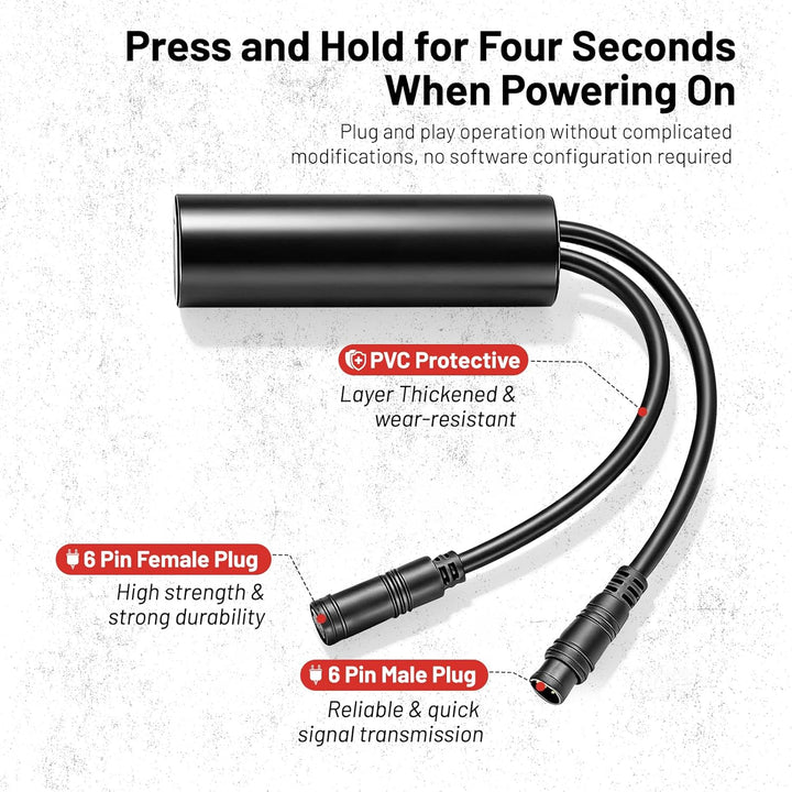 New Tuning Chip Unlock Cable for Segway Ninebot ZT3 ProD, Kabelzubehör Spezialkabel für 35-40 Km/h,