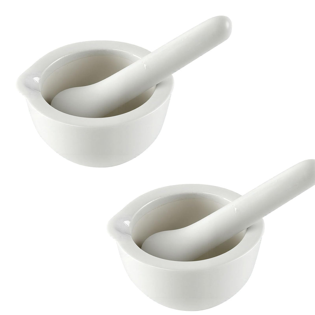 2 Sets Mörser mit Stössel, 60ml kleiner Mörser Zum Gewürze, Kräuter, Knoblauch, Nüssen, Für Küche un