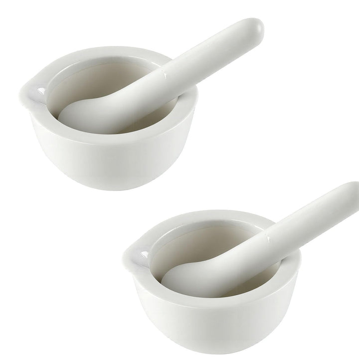 2 Sets Mörser mit Stössel, 60ml kleiner Mörser Zum Gewürze, Kräuter, Knoblauch, Nüssen, Für Küche un