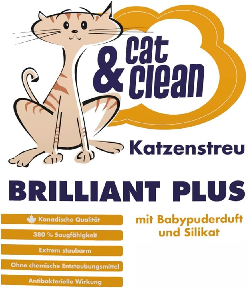 Cat & Clean Katzenstreu Der Extraklasse Klumpendes Einstreu Extrem Saugfähig Naturprodukt Aus Benton